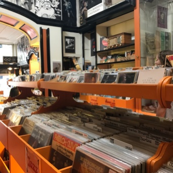 Old record store